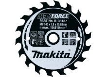 Диск пиляльний по деревині MAKForce 140x15,88 мм 18Т (B-08137)