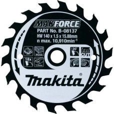 Диск пиляльний по деревині MAKForce 140x15,88 мм 18Т (B-08137)