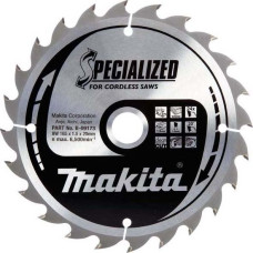 Диск пиляльний по деревині для акум. пил SPECIALIZED 165x20 мм 24T / B-09173 (B-09173)