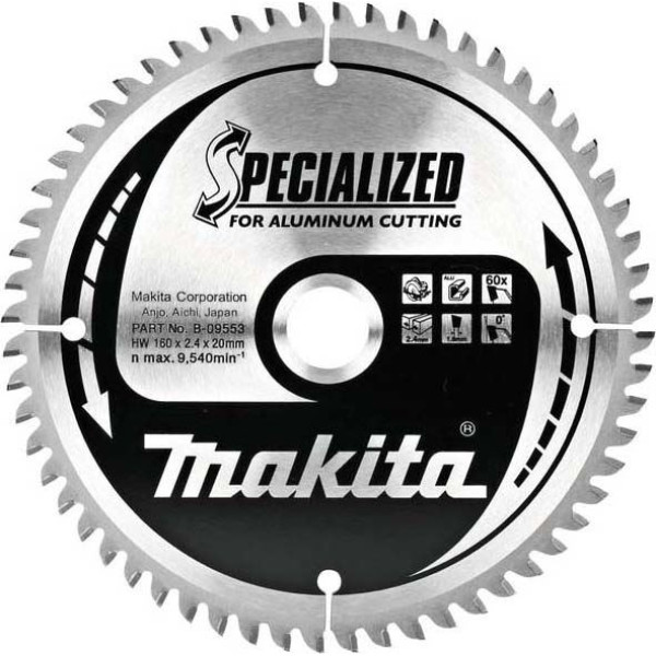 Диск пиляльний по алюмінію SPECIALIZED 160x30 мм 60T (B-09569)