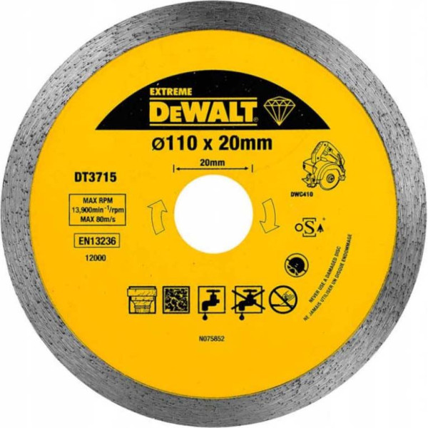 Диск алмазний DeWALT DT3715 (DT3715)