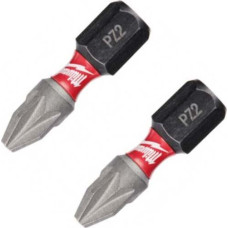 Біта SHOCKWAVE MILWAUKEE, PZ2, 25мм (2шт) (4932430863)
