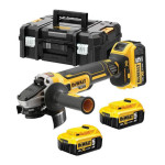 Кутова шліфувальна машина акумуляторна DCG405P3 DeWALT (DCG405P3)