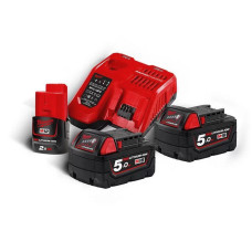 Акумулятор Li-Ion M18 NRG-502 (В5 2шт; з/у M12-18FC) +M12 B2 MILWAUKEE (4933459217)