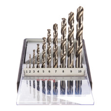 Набір 10 свердел Bosch HSS-G СВ 1-10 мм Robust Line (2607010535)