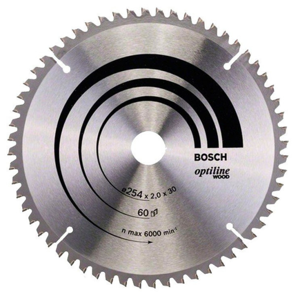 PRO Пильні диски 254x2x30 мм 60 OPTILINE (2608640436)