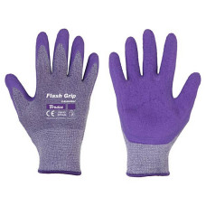 Рукавиці робочі FLASH GRIP LAVENDER латекс, розмір 7 (RWFGLR7)