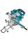 Пила торцювальна акумуляторна DLS714Z MAKITA (DLS714RT2)