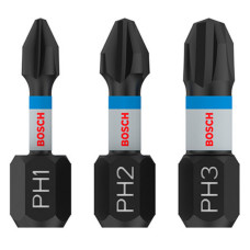 PRO Impact Control PH1/PH2/PH3 біти 25 мм, 3шт (2608522470)