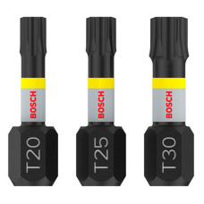 PRO Impact Control T20/T25/T30 25мм біти 3шт (2608522479)