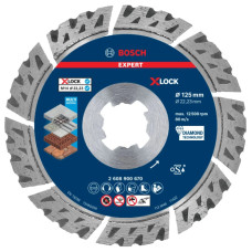 Алмазний диск X-LOCK Multi Material 125 x 22,23 x 2,4 x 12 mm (2608900670)