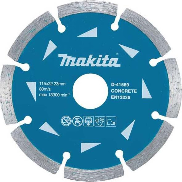 Алмазний диск по бетону та мармуру сегмент 230x22.23 мм (D-52788)