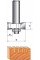 Фреза ГЛОБУС 1023 Z3 h10 кромочна фальцева (1023-Z3-h10-G)