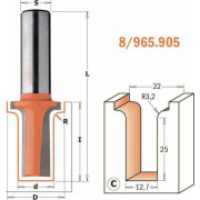 Фреза HM D=22 d=12,7 R=3,2 I=31,7 S=12 Профіль=C / 965.905.11 (965.905.11)