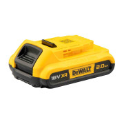 Акумуляторна батарея DeWALT, 18 В, 2 Аг, час зарядки 30 хв, вага 0.4 кг. Літій-іонна (DCB183_N314783)