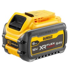 Акумуляторна батарея DeWALT, 18 В/54 В, 6 Аг/2 Аг, час зарядки 60 хв, вага 1.06 кг. Літій-іонна (DCB546_N473851)