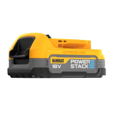 Акумуляторна батарея DeWALT, 18 В XR Li-lon PowerStack 1.7 Аг, вага 0.36 кг. Літій-іонна (DCBP034)