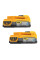Акумуляторна батарея DeWALT, 18 В XR Li-lon PowerStack 1.7 Аг, 2 шт. в комплекті, вага 0.7 кг. Літій-іонна (DCBP034E2)