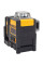 Рівень лазерний лінійний DeWALT, 10.8/12В XR Li-Ion, червоний промінь, вага 0.44 кг, 1 акумулятор 2 Аг, зарядний пристрій, валіза (DCE0811D1R)