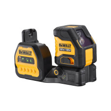 Рівень лазерний лінійний DeWALT, 10.8/12/18 В XR Li-Ion, зелений промінь, 2 промені, вага комплекту 3.6 кг, без акумулятора і зарядного пристрою, лазерна мішень, кронштейн для настінного монтажа, TSTAK (DCE088NG18)