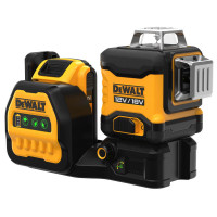 Рівень лазерний лінійний DeWALT, 10.8/12/18 В XR Li-Ion, зелений промінь, вага комплекту 4.5 кг, 1 акумулятор 18 В XR Li-Ion 2 Аг, ЗП, лазерна мішень, кронштейн для настінного монтажа, TSTAK (DCE089D1G18)