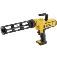 Пістолет акумуляторний для герметиків DeWALT, 18В XR Li-lon, контейнер 300 мл, вага 1.8 кг, без акумуляторів та ЗП (DCE560N)