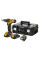 Заклепочник DeWALT, безщітковий, 18 В XR Li-Ion GFN блок 2 Аг, 10 Кілоньютонів, діаметр заклепки 2.4-4.8 мм, швидкість стягування 1.36 сек., вага 1.65 кг, 2 акумулятори, зарядний пристрій, валіза TSTAK, носові наконечники 2.4, 3.2, 4, 4.8 мм (DCF403D2GT)