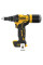 Заклепочник DeWALT, безщітковий, 18 В XR Li-Ion, 10 Кілоньютонів, діаметр заклепки 2.4-4.8 мм, швидкість стягування 1.36 сек., вага 1.65 кг, без акумулятора і зарядного пристрою, валіза TSTAK, носові наконечники 2.4, 3.2, 4, 4.8 мм (DCF403NT)