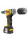 Заклепочник DeWALT, безщітковий, 18 В XR Li-Ion PowerStack GFN блок 1.7 Аг, 20 Кілоньютонів, діаметр заклепки 4.8-6.4 мм, швидкість стягування 1.6 сек., вага 1.65 кг, 2 акумулятори, зарядний пристрій, валіза TSTAK, носові наконечники 4.8, 6, 6.4 мм (DCF41