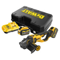 Кутова шліфувальна машина акумуляторна DCG460X2 DeWALT (DCG460X2)
