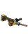 Напилок стрічковий безщітковий DeWALT, 18 В XR Li-lon, 600-1700 м/хв, розмір стрічки 13х457 мм, вага 1.3 кг, 2 акумулятори, зарядний пристрій, валіза TSTAK (DCM200E2T)