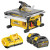 Пила циркулярна настільна акумуляторна безщіткова DeWALT, 54В XR FLEXVOLT Li-lon, 5800 об/хв, діаметр диска 210х30 мм, вага 21.5 кг, 2 акумулятора 6 Аг, ЗП, сумка для зберігання акумуляторів (DCS7485T2)