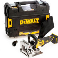 Фрезер ламельний DeWALT безщітковий, XR Li-Ion 18 В, 8000 об/хв, діаметр фрези 102 мм, ширина фрези 4 мм, глибина різання до 20 мм, вага 2.5 кг, валіза TSTAK (DCW682NT)