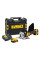 Фрезер ламельний DeWALT безщітковий, XR Li-Ion 18 В 5 Аг, 8 000 об/хв, діаметр фрези 102 мм, ширина фрези 4 мм, глибина різання 20 мм, вага 2.5 кг, 2 акумулятори, зарядний пристрій, валіза TSTAK (DCW682P2)