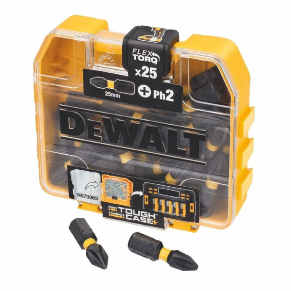 Набір біт DeWALT, EFT, Phillips, Ph2, L = 25 мм, 1 шт, кейс (DT70555T)