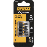 Біта ударна DеWALT, IMPACT TORSION EXTREME, Philips, Ph1, L=25 мм, 1 шт (DT7993T)