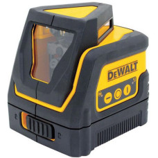 Рівень лазерний лінійний DeWALT, 3 батарейки тип АА, червоний промінь, вага 0.65 кг, валіза (DW0811)