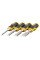 Набір стамесок DeWALT, 4 шт: 6,12,18,25 мм. (DWHT0-16063)