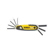 Набір шестигранних ключів DeWALT, HEX: 1.5, 2, 2.5, 3, 4, 5, 6, 8 мм, метричних. (DWHT0-70263)