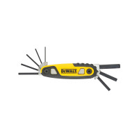 Набір шестигранних ключів DeWALT, HEX: 1.5, 2, 2.5, 3, 4, 5, 6, 8 мм, метричних. (DWHT0-70263)