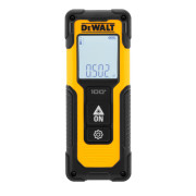 Далекомір лазерний DeWALT, 2 батареї типу ААА, макс. дальність 30 м, похибка +/- 3 мм на 10 м, вага 0.1 кг (DWHT77100)