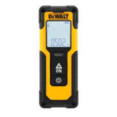 Далекомір лазерний DeWALT, 2 батареї типу ААА, макс. дальність 30 м, похибка +/- 3 мм на 10 м, вага 0.1 кг (DWHT77100)