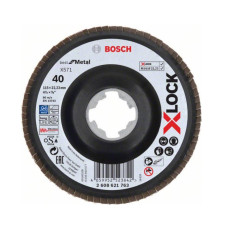 PRO X-LOCK Пелюстковий шліфкруг X571 Best for Metal 115мм G40 кут. пластик (2608621763)
