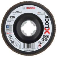 PRO X-LOCK Пелюстковий шліфкруг X571 Best for Metal 115мм G120 кут. пластик (2608621766)