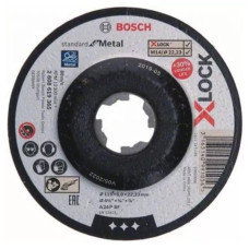 PRO X-LOCK Шліфувальний диск for Metal 115x6x22.23 увігнутий, (+30%) (2608619365)