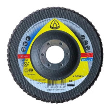 Круг пелюстковий 125х22,23 mm зерно 80 випуклий  SMT 104 KLINGSPOR (383493)