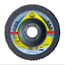 Круг пелюстковий 125х22,23 mm зерно 40 випуклий  SMT 104 KLINGSPOR (383491)