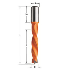 309.150.11 Свердло HW NP D=15 I=43 L=70 S=10x20 RH (309.150.11)