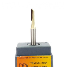 Фреза ГЛОБУС 1001 d6 D4 пазова пряма (1001-d6-D4-G)