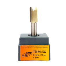Фреза ГЛОБУС 1002 D12 пазова пряма (1002-D12-G)